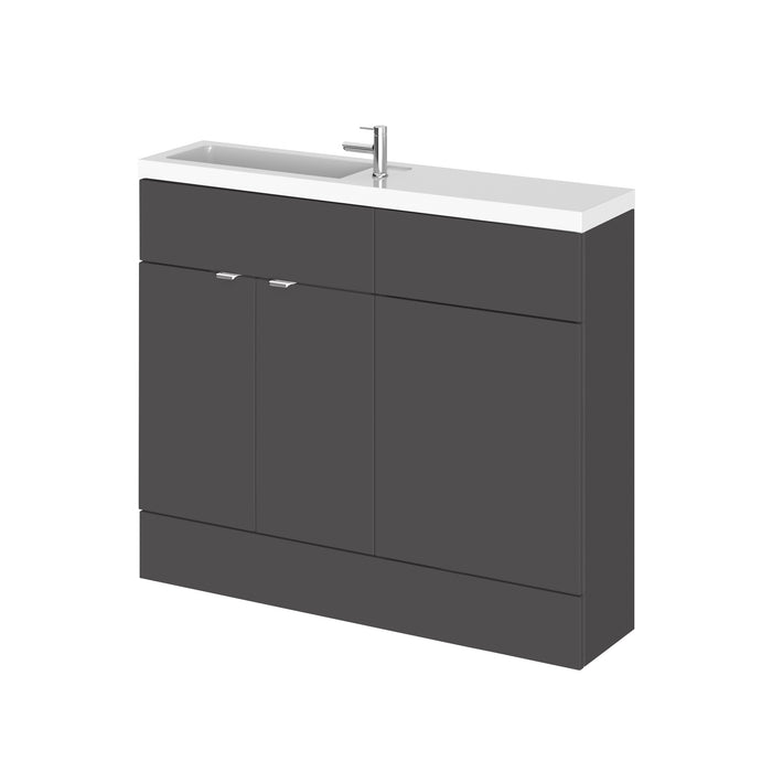 1000mm Combination Vanity & WC Compact Hudson Reed