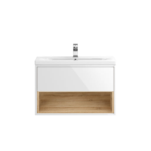 Wall Hung 800mm Cabinet & Basin 3 Hudson Reed