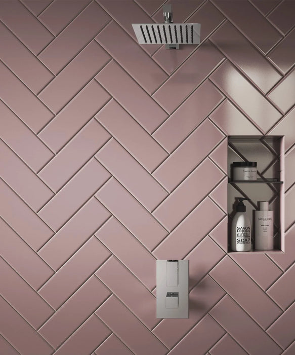 Diamante Pastel Lavender Tile