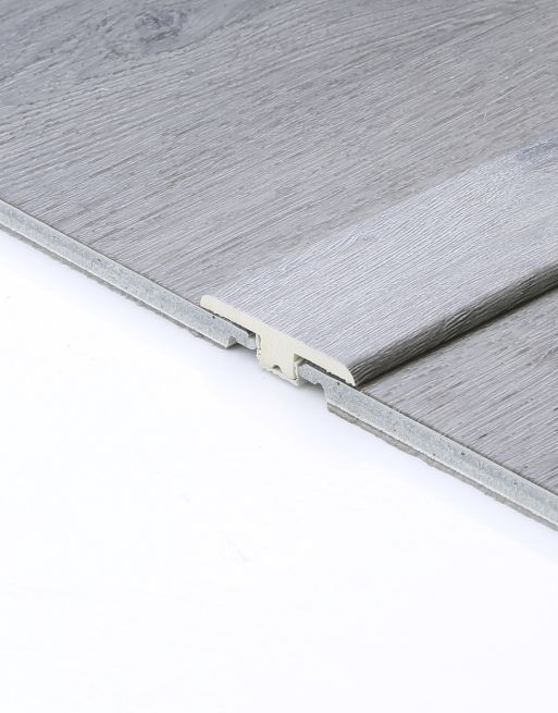 Wood & Laminate Flooring - Finishing Touches - Driftwood Grey Oak EvoCore T-Profile