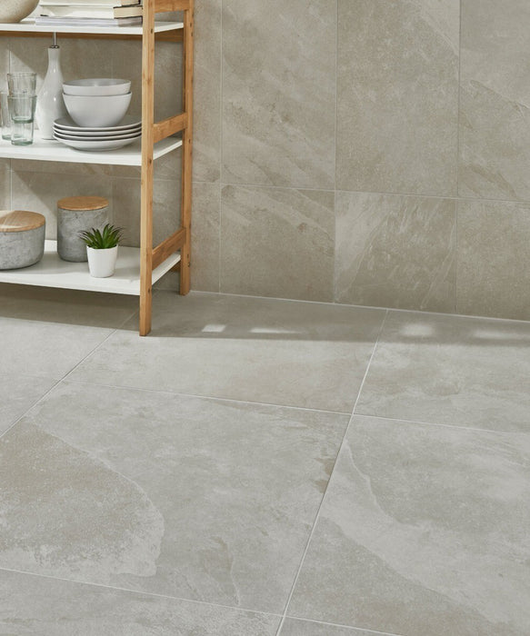 Enis™ Ivory Slate Tile (59.8cm x 59.8cm)