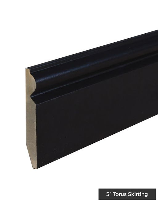 Wood & Laminate Flooring - Finishing Touches - Black HDF Skirting