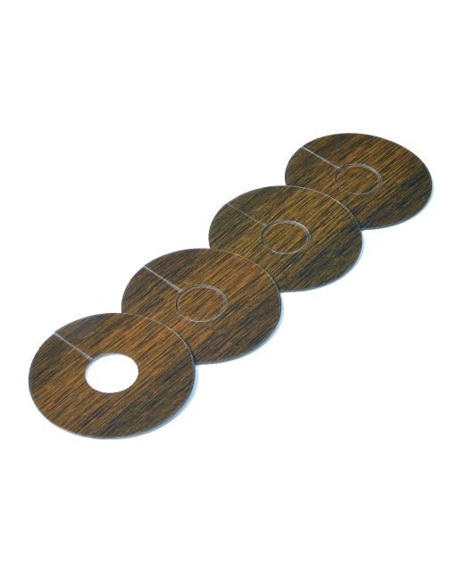 Wood & Laminate Flooring - Finishing Touches - Brown Oak Radiator Rings