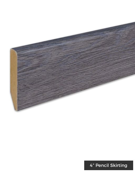 Wood & Laminate Flooring - Finishing Touches - Dark Grey HDF Skirting