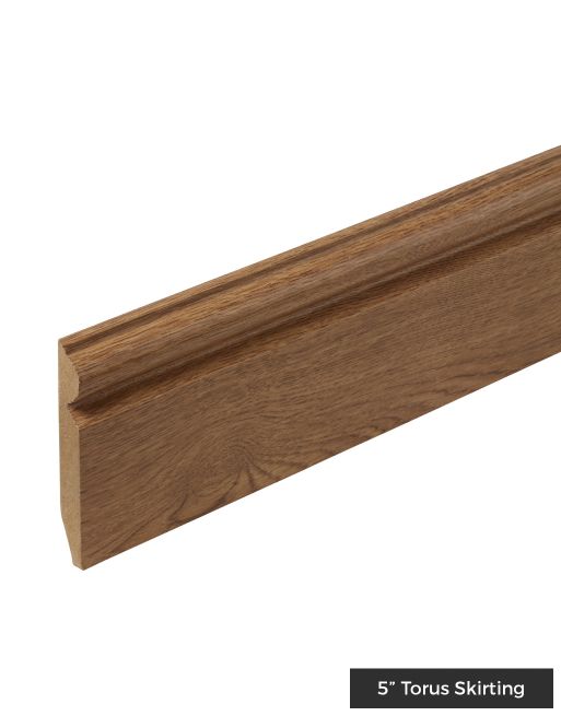 Wood & Laminate Flooring - Finishing Touches - Light Golden Oak HDF Skirting