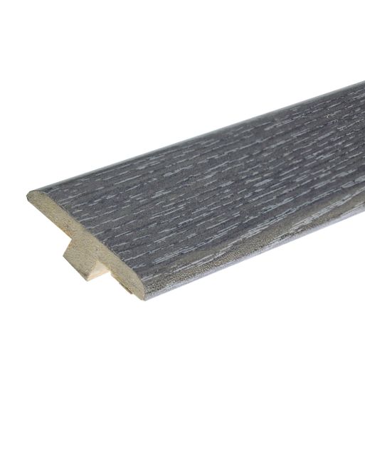 Wood & Laminate Flooring - Finishing Touches - Steel Grey T-Profile