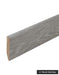 Wood & Laminate Flooring - Finishing Touches - Boulder Grey HDF Skirting