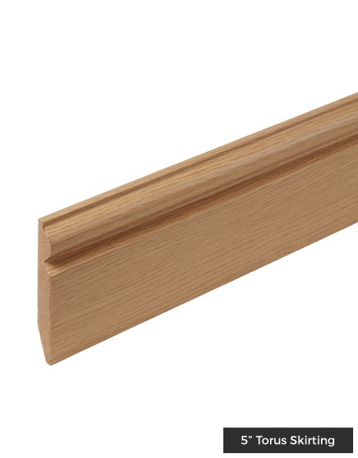 Wood & Laminate Flooring - Finishing Touches - Light Oak HDF Skirting