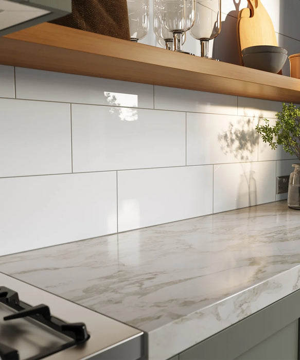 Simply™ Gloss White Tile (25cm x 50cm)