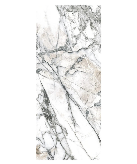 Grande Marble Effect Premiere White Porcelain Panel (100cm x 260cm)