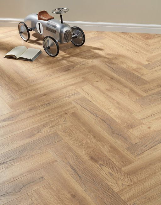 Laminate Flooring Herringbone -  Regency Oak