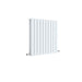 Horizontal Double Panel Radiator 600 x 586 Hudson Reed