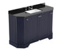 1200mm 4-Door Angled Unit & Marble Top 3TH Hudson Reed