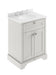 600mm Cabinet & Marble Top (3TH) Hudson Reed