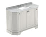 1200mm 4-Door Angled Unit & Marble Top 3TH Hudson Reed