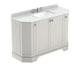 1200mm 4-Door Angled Unit & Marble Top 3TH Hudson Reed