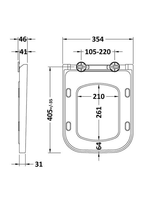 Square Wrapover Seat