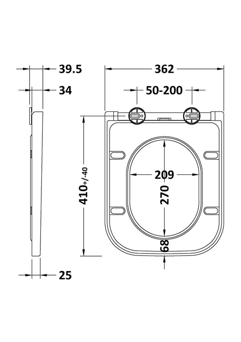 Square Wrapover Seat