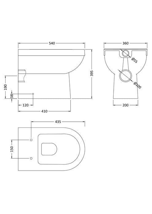 Ivo Back to Wall Pan