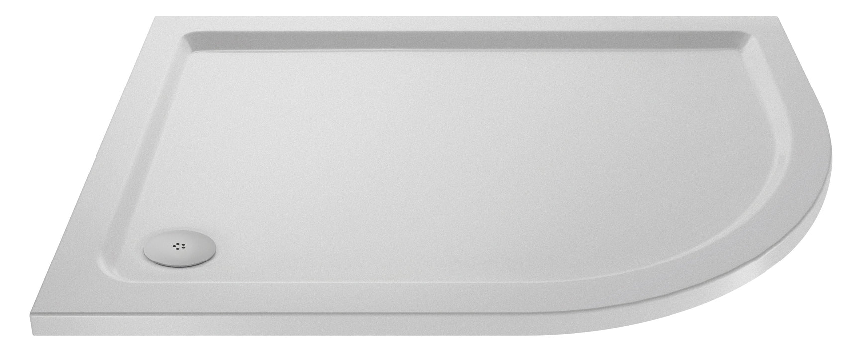 Slip Resistant Offset Quadrant Shower Tray RH 1000 x 800mm Hudson Reed