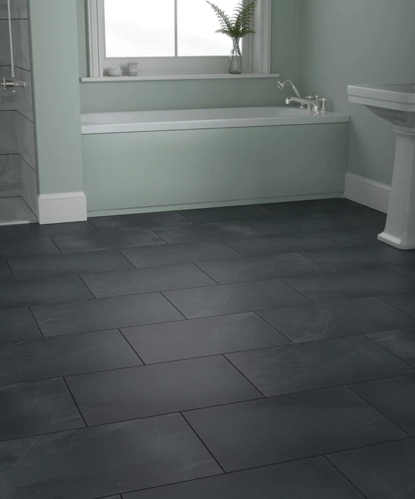 Piscola™ Black Slate Tile (40cm x 60cm)