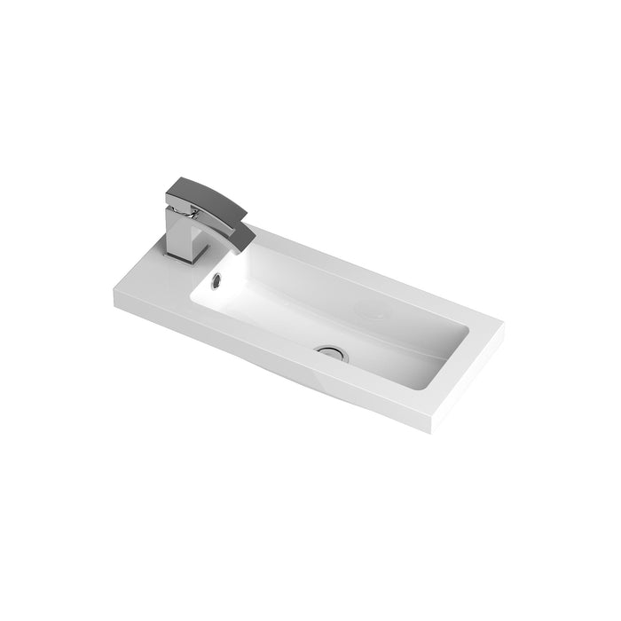 600mm Vanity Unit & Basin - Compact Hudson Reed