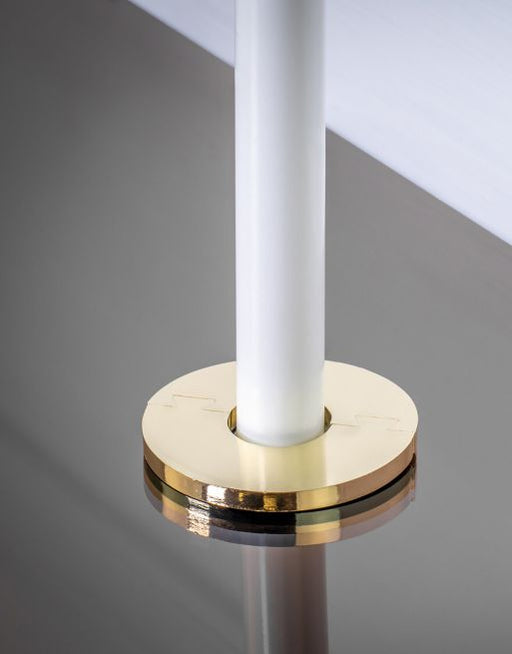 Wood & Laminate Flooring - Finishing Touches - Brass Elite Circle Radiator Ring