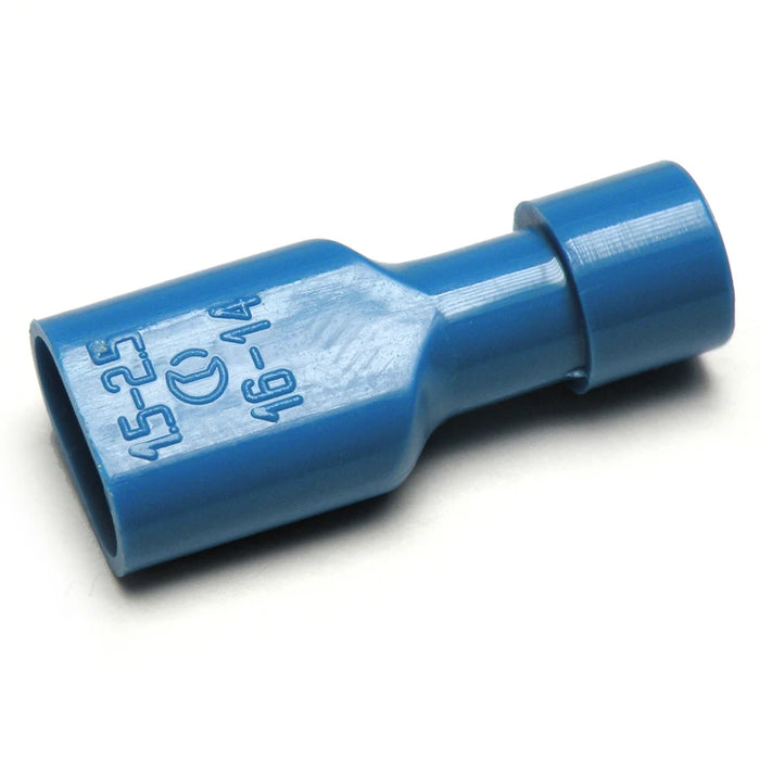 1.5-2.5mm² Partially Insulated Disconnect Terminal 6.35 X 0.8mm Blue