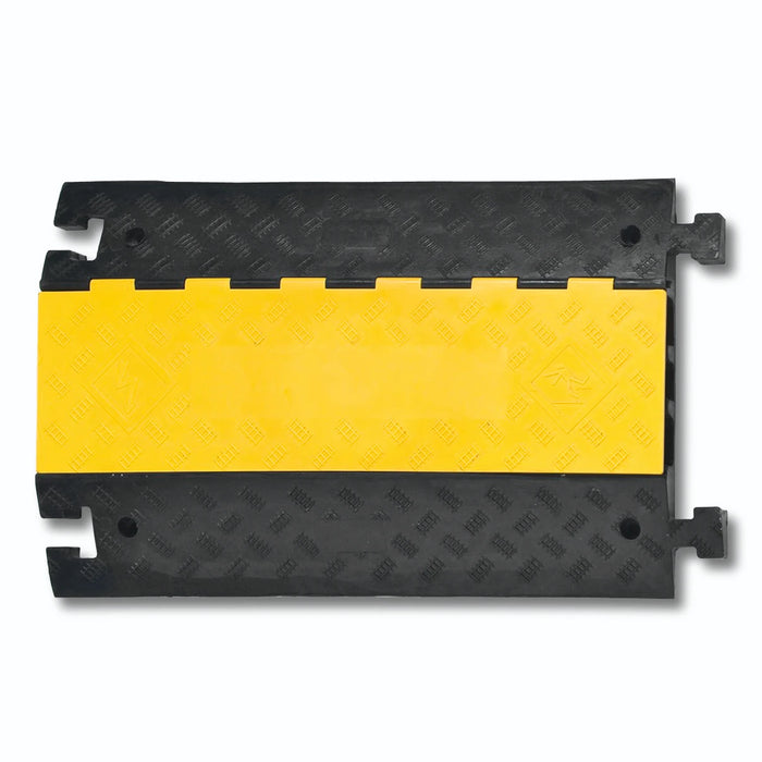 Cable Protector Heavyduty 960 x 600 x 75mm Black/Yellow