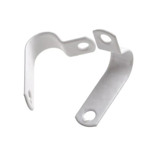 Cable Clip P-Type LSOH Fire Performance 7.0mm Metal White [Pack=100]