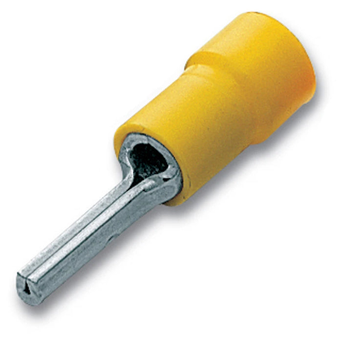 4-6mm² Pre-Insulated Pin Terminal 14mm Yellow
