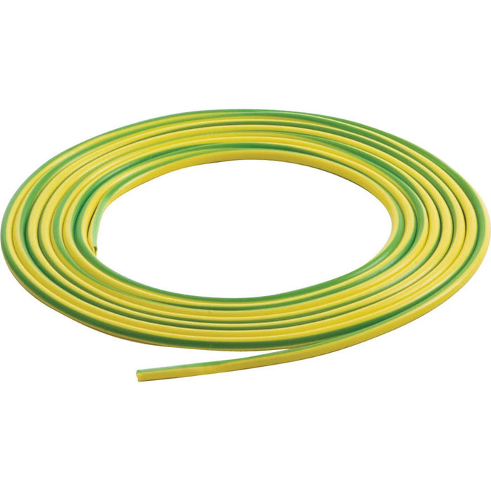 Cable Sleeving 4mm PVC Green/Yellow [Pack=100m]