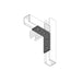 Channel Support Bracket 90° Internal 2 Hole 2 Hole Hot Dipped Galvanised