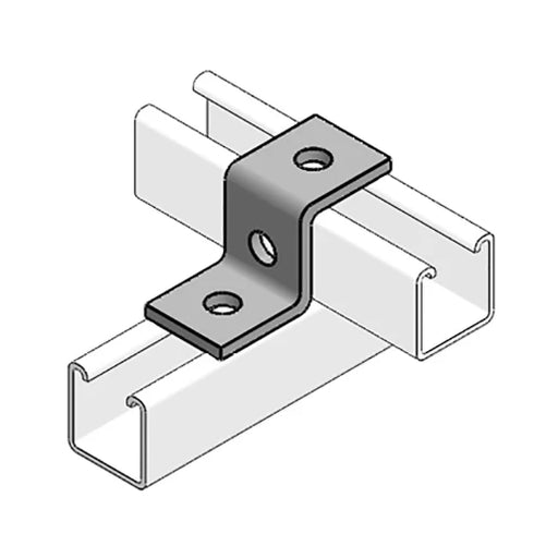 Channel Support Z Type Fixing Bracket Hot Dipped Galvanised for 41 x 41mm Channel
