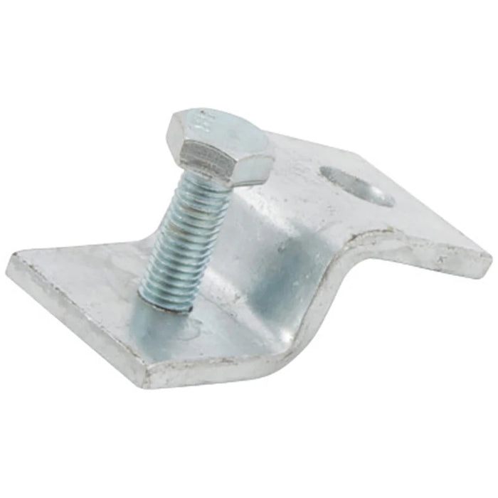 Channel Beam Clamp Z Type Hot Dipped Galvanised C/W Cone Point Bolt [Pack=10]