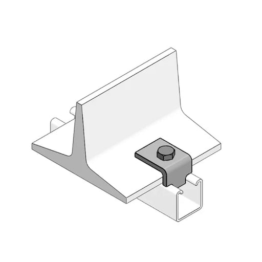 Channel Beam Toe Clamp L Type Hot Dipped Galvanised [Pack=10]