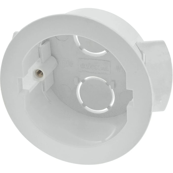 Dry Lining Plasterboard Box Circular 1 Gang 34mm [Pack=10]