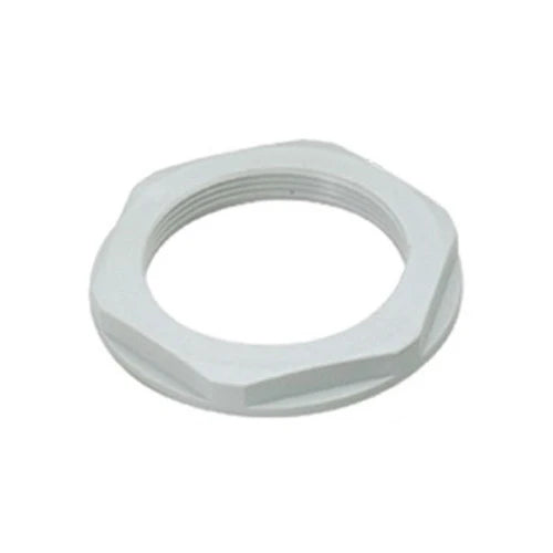 M20X1.5 Polyamide Pa6 Or Pa6.6 Locknut With Collar Dark Grey
