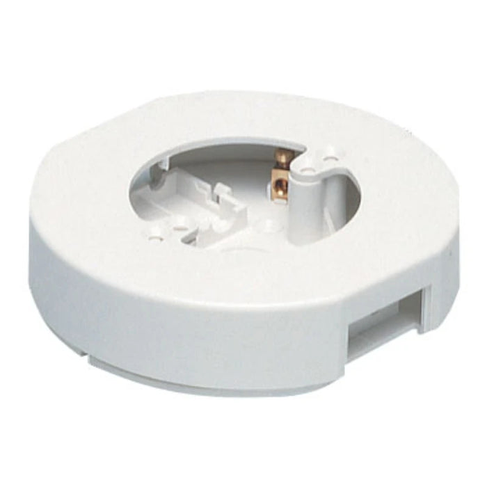 Circular Box Moulded 134mm M4 White PVC-U