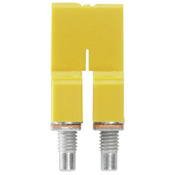 Connector Cross 2 Pole WQV 4/2 41A 7.6 x 7.6 x 18mm Yellow [Pack=10]