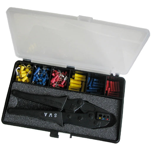 Kit Pre-Insulated Includes Terminals & 1.5-6mm Ratchet Crimping Tool
