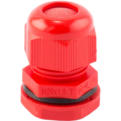 Metric Polyamide Cable Gland 20mm Red (Large)
