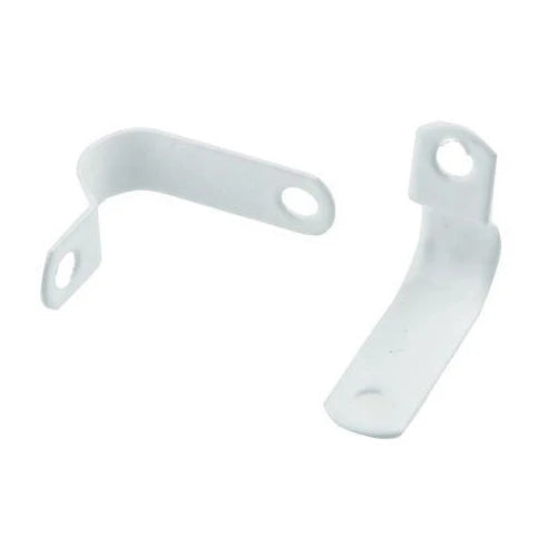 Cable Clip P-Type LSOH Fire Performance 8.0mm² Metal White [Pack=100]