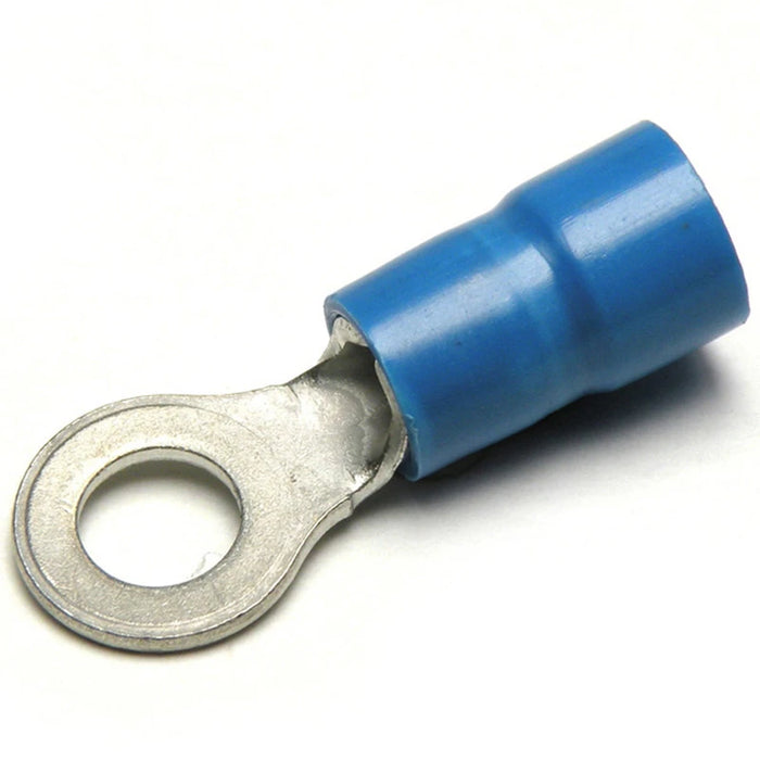 BF Series M5 PVC Insulated Ring Terminal Stud 1.5-2.5mm² Blue
