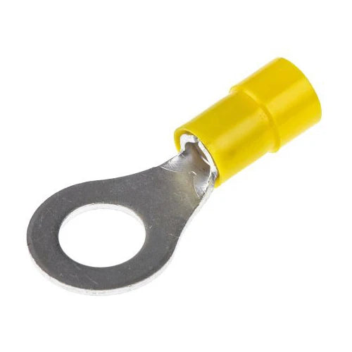 GF-M Ring Terminal PVC Insulated M8 4-6mm² 13.6 X 33.1mm Yellow 800/Pack
