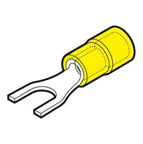 GF-U Fork Terminal PVC Insulated 4-6mm² 10 X 30.7mm Yellow 1000/Pack