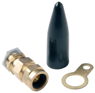 M20 Economy Outdoor SWA CW Pack Brass Gland And Locknut Shroud