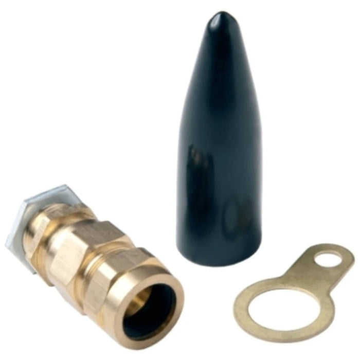 Cw Pack Ip66 Economy Brass Gland And Locknut Shroud