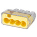 Connector In-Sure Push-In Wire 4 Port Yellow [Pack=100]
