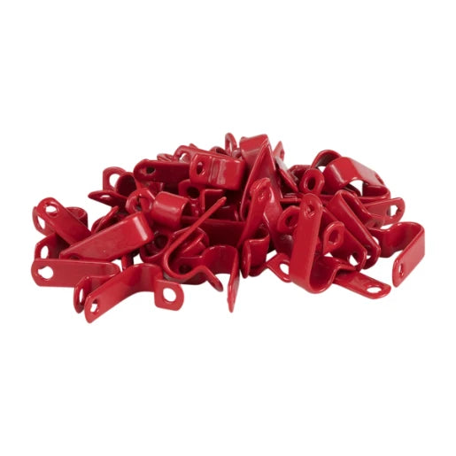 Clip Copper 4L 1.5mm Red PVC Coated